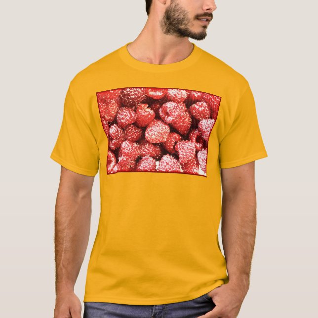Camiseta "Fruta de frambuesa" Foto Cute. ¡Hazte con una en  (Anverso)