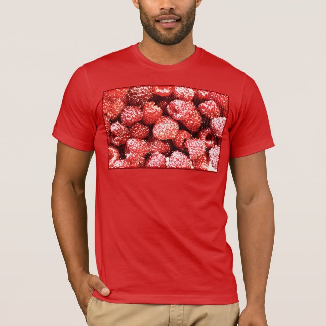 Camiseta "Fruta de frambuesa" Foto Cute. ¡Hazte con una en  (Anverso)