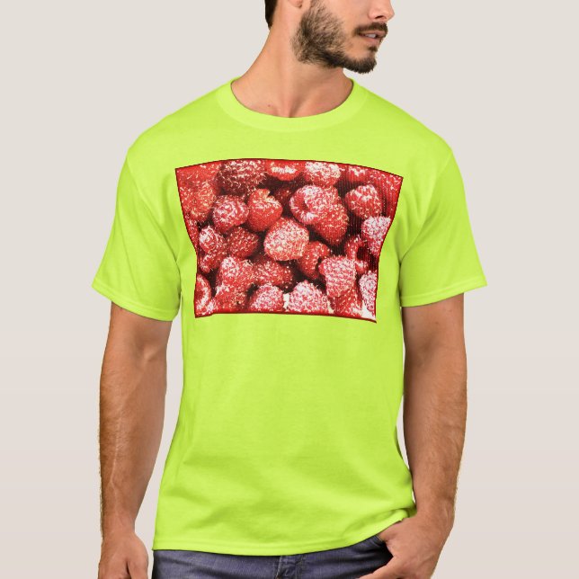 Camiseta "Fruta de frambuesa" Foto Cute. ¡Hazte con una en  (Anverso)