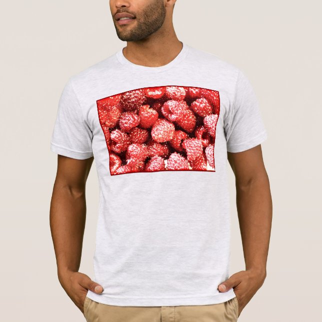 Camiseta "Fruta de frambuesa" Foto Cute. ¡Hazte con una en  (Anverso)