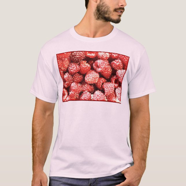 Camiseta "Fruta de frambuesa" Foto Cute. ¡Hazte con una en  (Anverso)