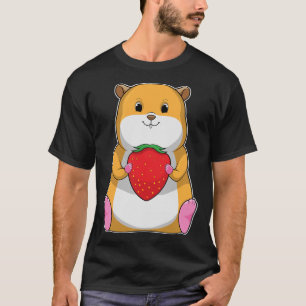 Camiseta Fruta de fresa de Hamster