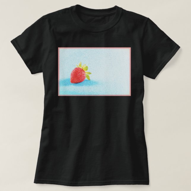 Camiseta "Fruta de fresa" Foto Cute. ¡Hazte con una en Zazz (Diseño del anverso)