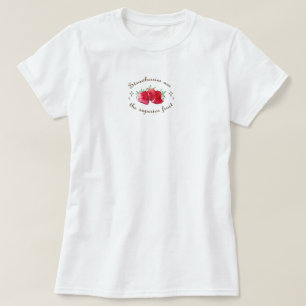Camiseta Fruta de fresa roja dulce fresca