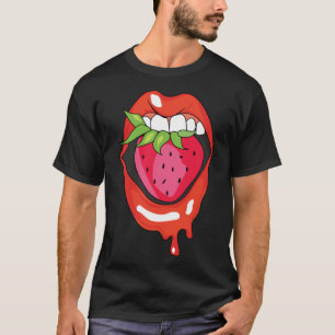 Camiseta Fruta De Fresa Saludable Y Deliciosa Fruta De Vera