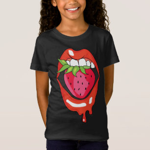 Camiseta Fruta De Fresa Saludable Y Deliciosa Fruta De Vera