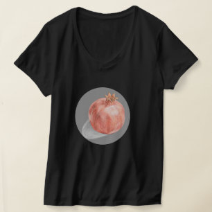 Camiseta Fruta de Granada Retro Amante de la Comida
