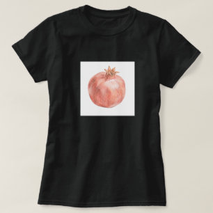 Camiseta Fruta de Granada Retro Amante de la Comida
