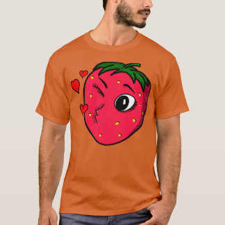 Camiseta Fruta de juguete de Arte de Fresa Cuta