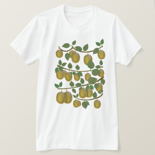 Camiseta Fruta de Kiwi (Anverso del diseño)
