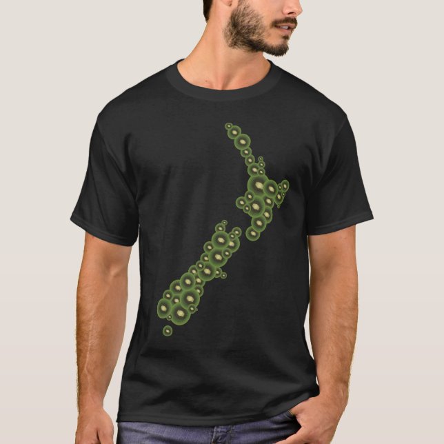 Camiseta Fruta de kiwi NZ (Anverso)