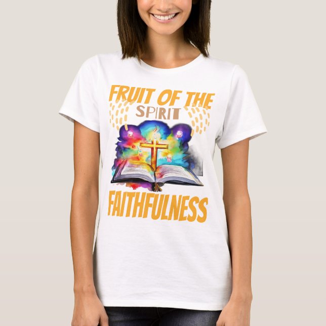 Camiseta Fruta de la fidelidad espiritual (Anverso)
