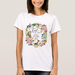 Camiseta Fruta de la flor de la flor del espíritu
