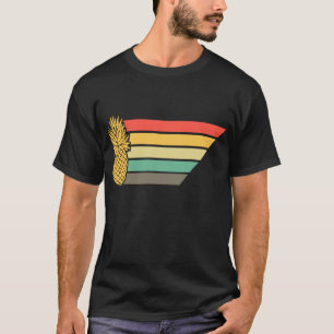 Camiseta Fruta de la fruta Ananas Retro