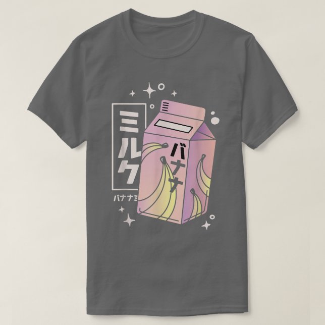 Camiseta Fruta de la leche de plátano Vegetarianos de la co (Diseño del anverso)