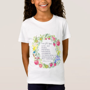 Camiseta Fruta de las ilustraciones de la acuarela del