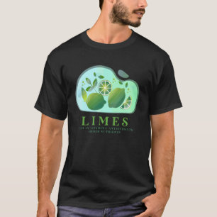 Camiseta Fruta de Lima Vitamina C Nutriente Vegano Frutaris