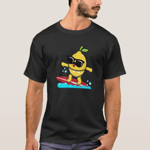 Camiseta Fruta de limón cúrcuma relajante limón de cítricos