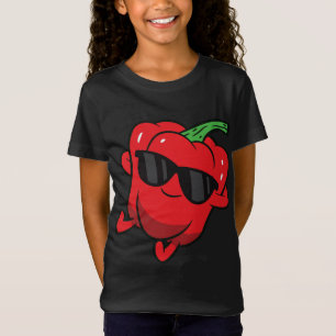 Camiseta Fruta de morrón suave relajante mordedura perezosa