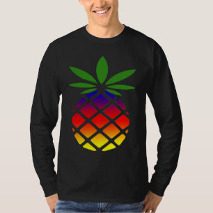Camiseta Fruta de piña playas aloha Hawaii Hawaiano
