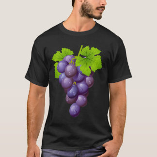 Camiseta Fruta de uva divertida Halloween Vegan la uva de u