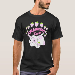 Camiseta Fruta de Vaca de Fresa Linda