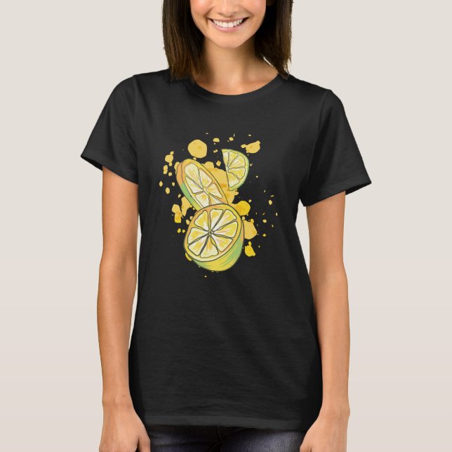 Camiseta Fruta del cítrico (Anverso)