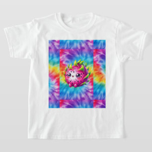 Camiseta Fruta del Dragón Feliz Tie-Dye