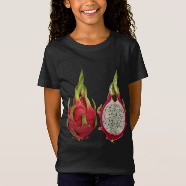 Camiseta Fruta del Dragón Popular Fruta de Diseño Gráfico P (Anverso)