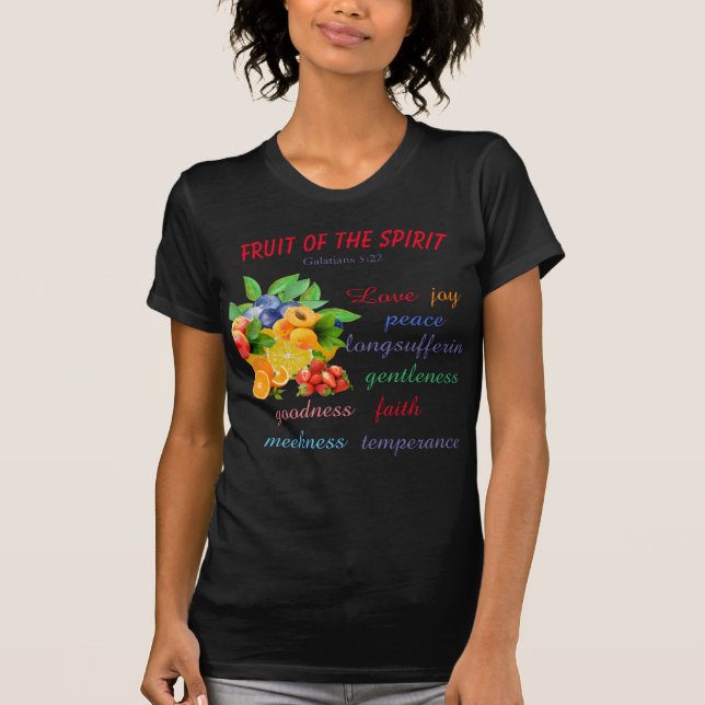 Camiseta Fruta del espíritu (Anverso)