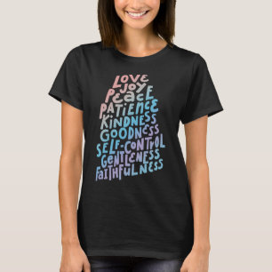 Camiseta Fruta del espíritu - Fe cristiana cita la Biblia