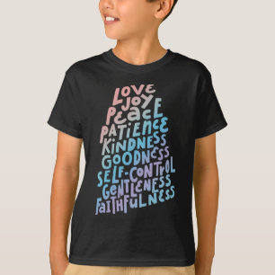 Camiseta Fruta del espíritu - Fe cristiana cita la Biblia