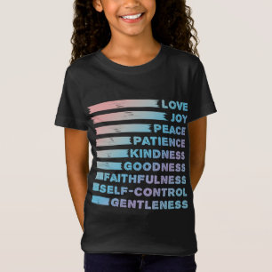 Camiseta Fruta del espíritu - Verso de la Biblia cristiana