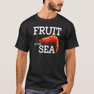 Camiseta Fruta Del Mar Camarón Mujeres Fantasmas Fantasmas
