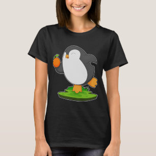 Camiseta Fruta del Naranja del Pingüino