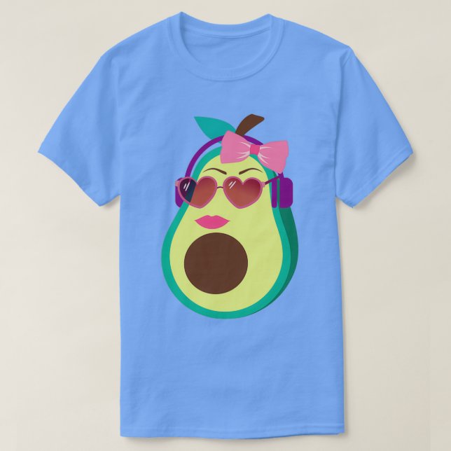 Camiseta Fruta divertida aguacate plush 1 (Diseño del anverso)