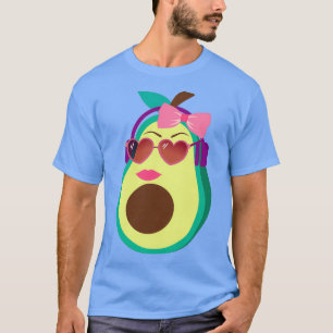 Camiseta Fruta divertida aguacate plush 1