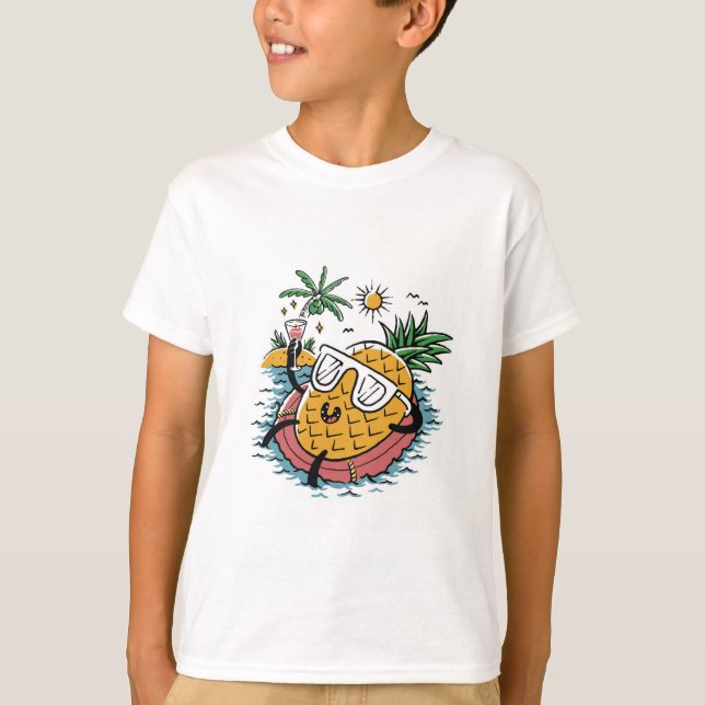 Camiseta Fruta divertida de verano (Anverso)