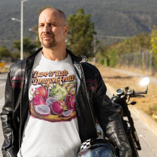 Camiseta Fruta Dragónica Vibrante Con Fruta Dragónica Fresc