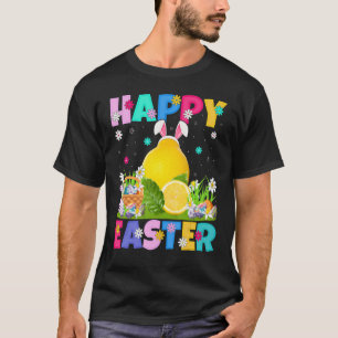 Camiseta Fruta limón Feliz Pascua Bunny Lemon Easter Sund
