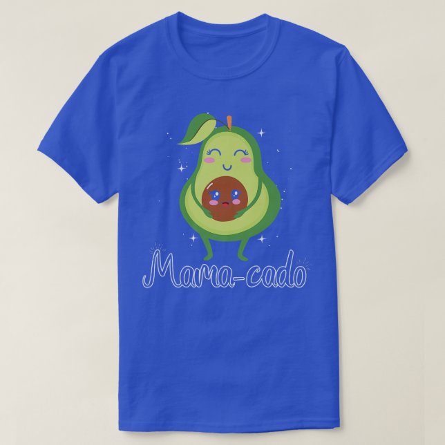 Camiseta Fruta MamaCado Hombres Mujeres De Frutas Aguacate (Diseño del anverso)