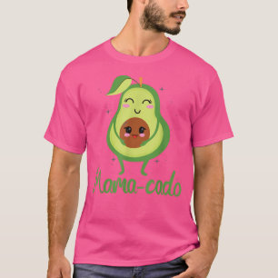 Camiseta Fruta MamaCado Hombres Mujeres De Frutas Aguacate