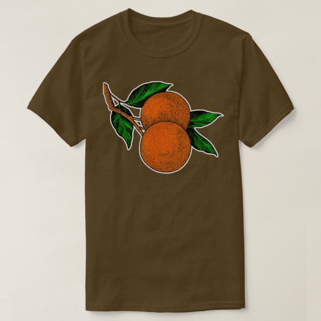 Camiseta Fruta naranja 315  (Diseño del anverso)