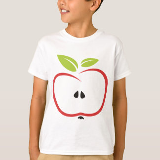 Camiseta Fruta roja saludable de Apple