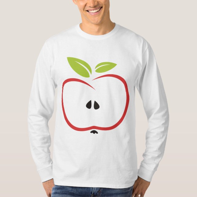 Camiseta Fruta roja saludable de Apple (Anverso)