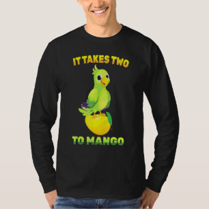 Camiseta Fruta - Se Necesitan Dos Para Mango - Pájaro Loro 