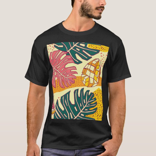 Camiseta Fruta tropical: Diseño de patrones vibrantes (Anverso)