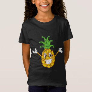 Camiseta Fruta tropical divertida de piñas piña feliz piña