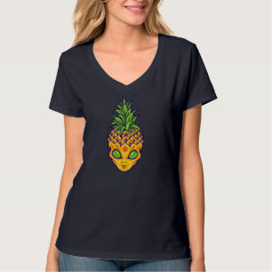Camiseta Fruta tropical Hawai OVNI Ojo Verde Pinea