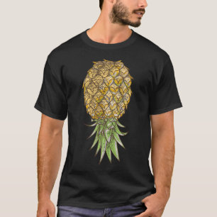 Camiseta Fruta tropical hawaiana Vegan al revés